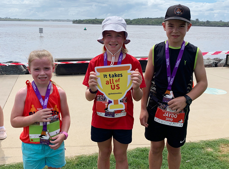 photo of the mccallums after the running festival