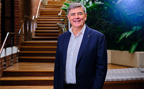 professor brendan murphy smiling