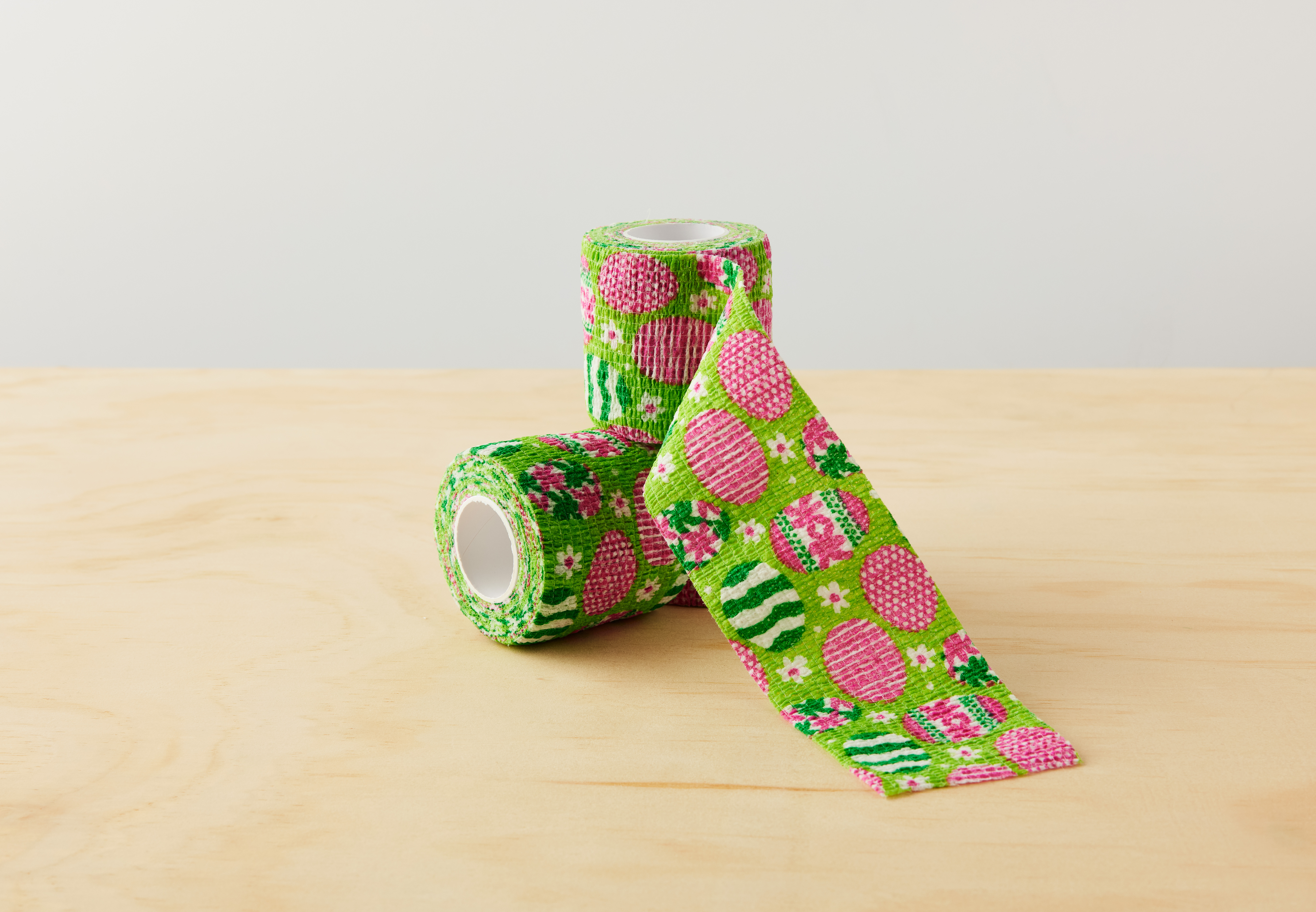 Easter bandage roll on a flat surface