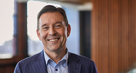 Stephen Cornelissen smiling at the camera