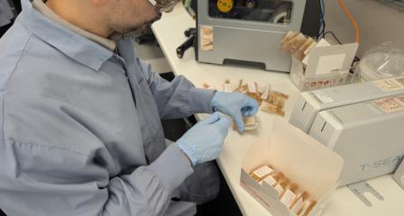 allosed eye drops in lab