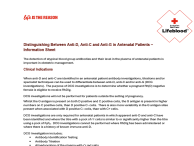 Image of patient information sheet