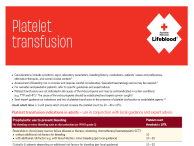 Platelet transfusion thumbnail image
