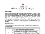 NIPA for Clinically Significant Fetal Blood Group Antigens thumbnail