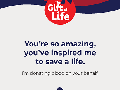 gift of life card just because