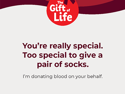 gift of life card just because