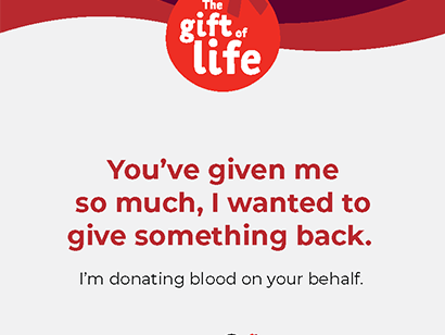 gift of life card for mothers day