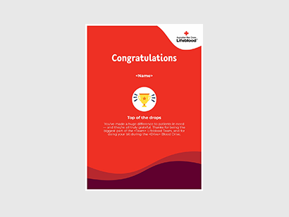 Blood Drive certificate thumbnail