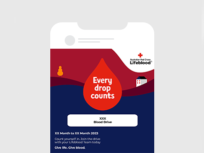 Local Government Blood Drive Social Tile thumbnail