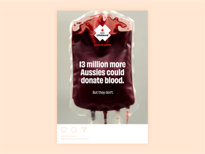 downloadable social tile saying 13 million more australians could donate but dont