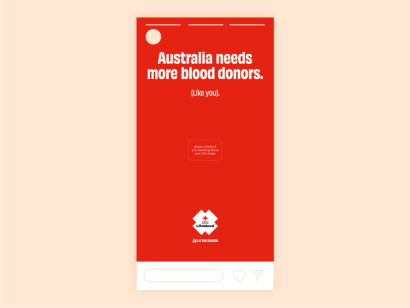 social story saying australia needs more blood donors