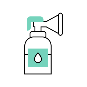 icon of a breast milk pump