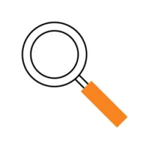 icon of a magnifying glass