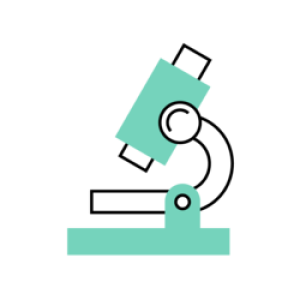 icon of a microscope