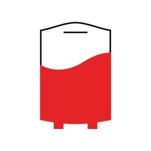 a red blood bag